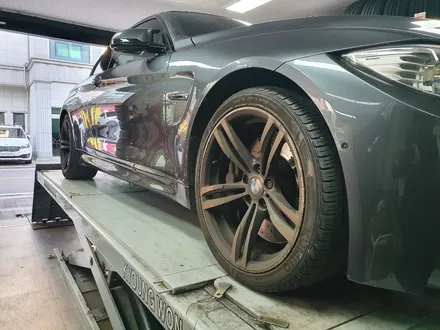 [남양주휠도색] BMW M4 19인치 고스트크롬 도장작업+타이어교체 작업 / 남양주시 별내동