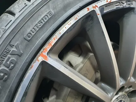 [남양주휠도색]벤츠 CLS클래스 (C257) cls450 AMG Line 20인치 고스트크롬 휠복원&휠도색 + 타이어교체 ( 245-35-20 피렐리 피제로pz4 런플랫 두본 ) / 남양주시 별내동