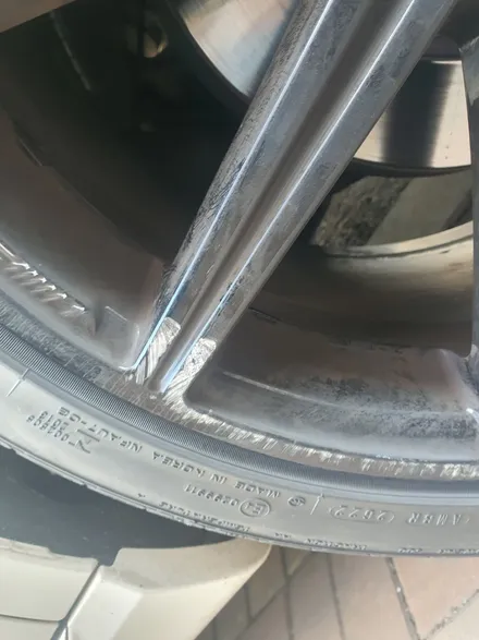 [ 남양주휠도색]벤츠 E클래스 (w213) E300 19인치 AMG순정휠 블랙유광 휠복원&휠도색 / 남양주시 별내동