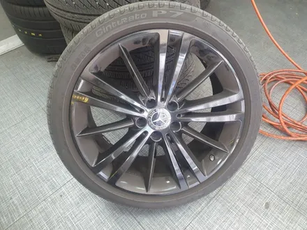 [휠복원]벤츠 CLS클래스 (c257) cls400d 19인치 순정휠 블랙유광 휠복원&휠도색 + 캘리퍼도색 레드도장 +(콘티넨탈 프로콘택트 RX 245-40-19 , 275-3 / 남양주시 별내동