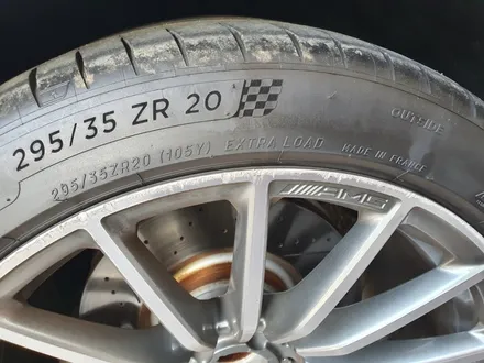 [남양주휠도색]벤츠 GT43 AMG 20인치 블랙무광 휠복원&휠도색 + 캘리퍼도색 레드도장 타이어 교체 ( 295-35-20 미쉐린 파일럿스포츠4s 두본 ) / 남양주시 별내동