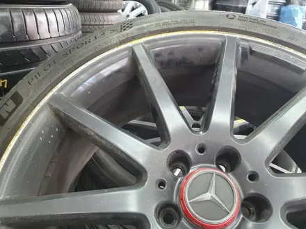 [남양주휠도색] 벤츠GLA AMG 20인치 블랙무광+타임어택라인 다이아몬드컷팅 휠복원&휠도색 / 남양주시 별내동
