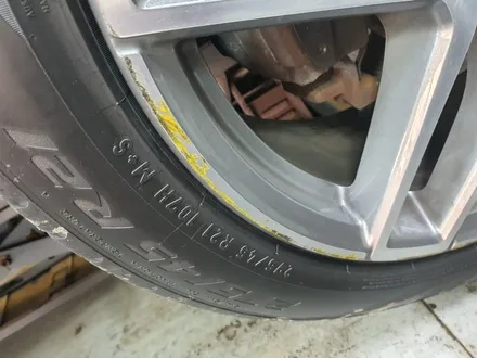 [남양주휠도색][캘리퍼도색]벤츠 GLE클래스 (W166) GLE350d 쿠페 21인치 순정휠 블랙유광 휠복원&휠도색 + 캘리퍼도색 레드도장 / 남양주시 별내동