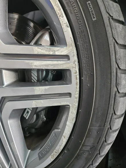 [남양주휠복원] 벤츠 M-클래스 (w166) ML63 AMG 21인치 순정휠 다이아몬드컷팅 휠복원&휠도색 / 남양주시 별내동
