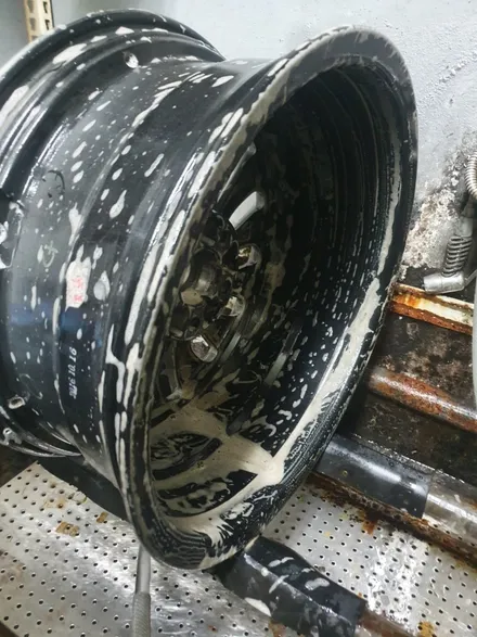 [남양주휠복원]현대 제네시스 EQ900 19인치 순정휠 고스트크롬 휠복원&휠도색 / 남양주시 별내동