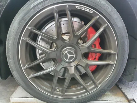 [남양주휠도색]벤츠 S63 쿠페 AMG 20인치 매트블랙+타임어택라인 휠복원&휠도색 / 남양주시 별내동