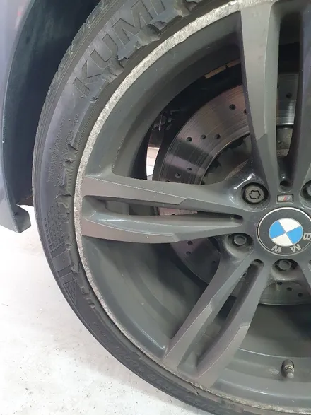 [남양주휠도색] BMW M4 19인치 고스트크롬 도장작업+타이어교체 작업 / 남양주시 별내동