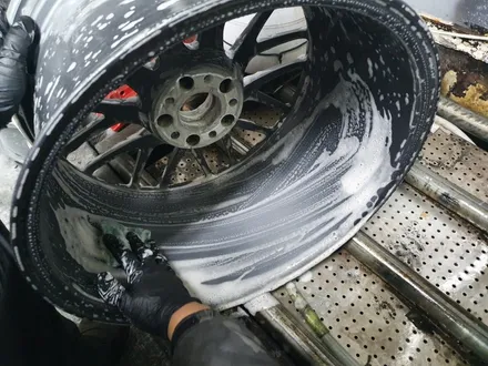 [남양주휠도색]벤츠 C클래스 쿠페 63s AMG 블랙무광 휠도색 작업 / 남양주시 별내동