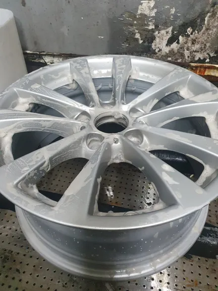 [남양주휠도색]BMW 3시리즈 (F30) 320d 17인치 순정휠 블랙무광 휠복원&휠도색 / 남양주시 별내동