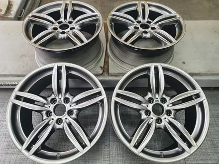 [남양주휠도색]BMW 5시리즈(F10) 535i 19인치 순정휠 하이퍼실버 휠복원&휠도색 / 남양주시 별내동