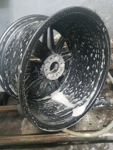 [남양주휠복원]벤츠 GT43AMG 21인치 순정휠 다이아몬드컷팅 휠복원&휠도색 / 남양주시 별내동