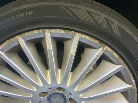 [남양주휠복원] 벤츠 S클래스 (w222) S350d 19인치 순정휠 블랙유광 휠복원&휠도색  작업 / 남양주시 별내동
