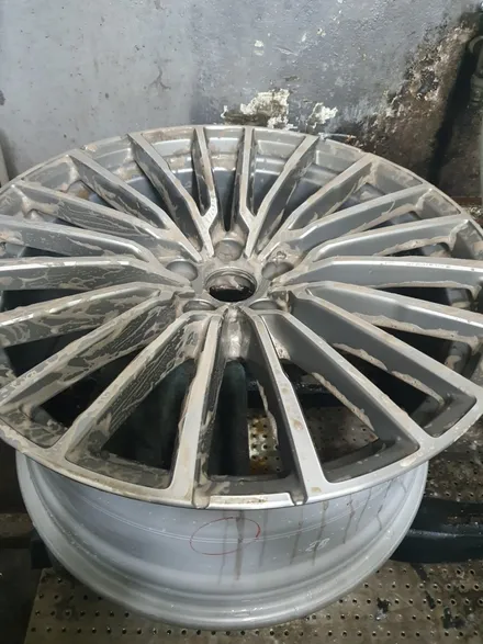 [남양주휠복원] BMW 7시리즈 (G11) 740Li 20인치 순정휠 다이아몬드컷팅 휠복원&휠도색 / 남양주시 별내동