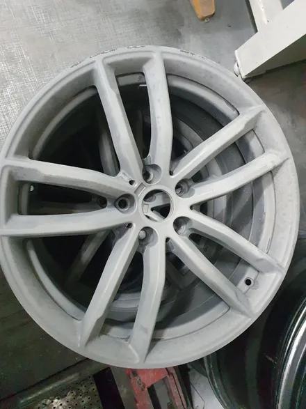 [남양주휠도색][BMW휠도색]BMW 5시리즈 (G30) 18인치 고스트크롬 휠도색및 휠복원 / 남양주시 별내동