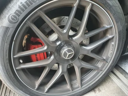 [남양주휠도색]벤츠 S63 쿠페 AMG 20인치 매트블랙+타임어택라인 휠복원&휠도색 / 남양주시 별내동