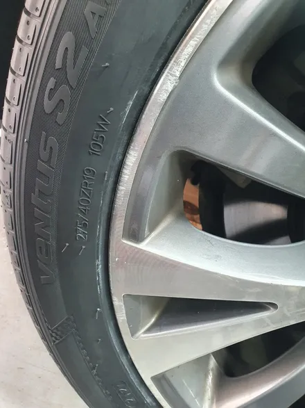 [남양주휠도색]BMW 5시리즈 GT (F07) 19인치 고스트크롬 휠복원&휠도색 / 남양주시 별내동
