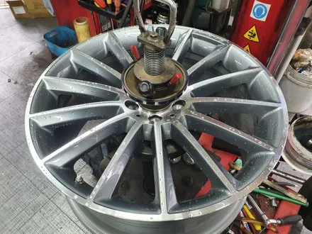 [남양주휠복원][벤츠휠복원]벤츠 CLS클래스 cls450d 20인치 마차휠 다이아몬드컷팅 휠복원&휠도색 / 남양주시 별내동