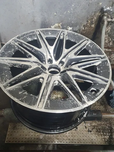 [남양주휠복원]벤츠 GT43AMG 21인치 순정휠 다이아몬드컷팅 휠복원&휠도색 / 남양주시 별내동