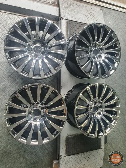 [bmw휠도색][남양주휠도색]BMW7시리즈 (F01) 730Ld 19인치 스퍼터링크롬 휠복원&휠도색 / 남양주시 별내동