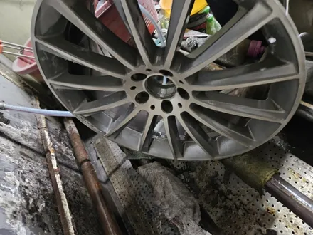 [남양주휠복원] 벤츠S클래스 (w222) S500 20인치 순정휠 하이퍼실버 휠복원&휠도색 / 남양주시 별내동