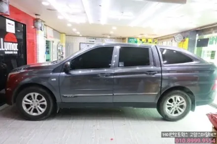 코란도 스포츠 썬팅재시공을 고민한다면 이비오스CX90으로 확실한 열차단을 경험하세요 / 고양시 덕양구 대자동