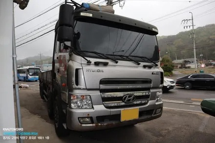 화물차 틴팅 메가트럭 이비오스 CX90 비반사 필름 썬팅 재시공 / 고양시 덕양구 대자동
