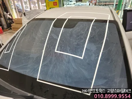 아반떼AD 필름제거 후 열차단 썬팅재시공 이비오스CX60 가성비썬팅 추천 농도 / 고양시 덕양구 대자동