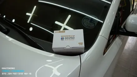 기아 올뉴카니발 하이리무진 지넷시스템 GQ250 블랙박스, 천장모니터 AS 작업 / 고양시 덕양구 대자동