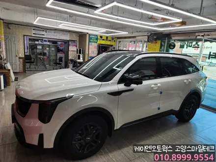 기아 쏘렌토MQ4 신차썬팅 이비오스HX90 반사썬팅 썬루프 추천필름 이비오스CX90 열차단썬팅 / 고양시 덕양구 대자동