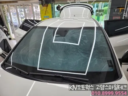 기아 스포티지NQ5 기존필름이 불만족스럽다면 열차단 반사썬팅 재시공 이비오스HX90 리얼 추천후기 / 고양시 덕양구 대자동