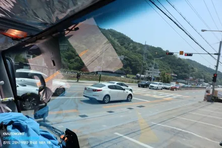 마이티 대형트럭 화물차 썬팅 시공, 이비오스 GX90 / 고양시 덕양구 대자동