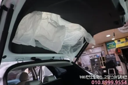 현대 투싼NX4 신차 필름제거후 썬팅재시공 후기 이비오스 GX90 반반사 열차단썬팅 / 고양시 덕양구 대자동