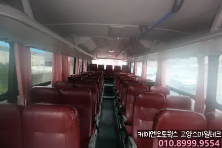 고양시 대형버스 썬팅추천 대우버스B106 열차단썬팅 이비오스CX60 / 고양시 덕양구 대자동