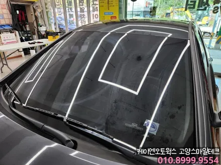 현대 소나타DN8 전면 열차단 기능 필름추천 이비오스 CX90 전면썬팅 후기 / 고양시 덕양구 대자동