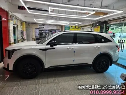 기아 쏘렌토MQ4 신차썬팅 이비오스HX90 반사썬팅 썬루프 추천필름 이비오스CX90 열차단썬팅 / 고양시 덕양구 대자동