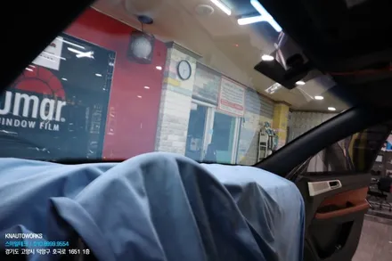 렉스턴 스포츠 반반사필름 이비오스 gx90 썬팅 재시공, KG 모빌리티 자동차윈도우틴팅 / 고양시 덕양구 대자동
