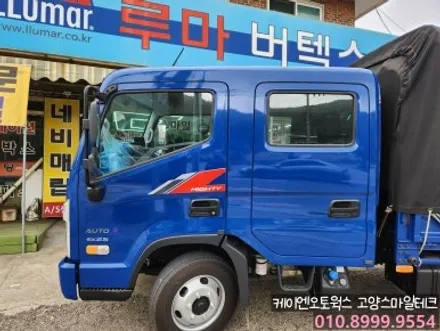 현대 마이티 더블캡 신차썬팅 이비오스 슈젠 CX90 열차단썬팅 시공후기 / 고양시 덕양구 대자동