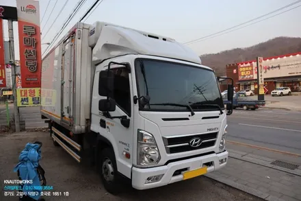 화물차 썬팅 고양, 마이티 탑차 이비오스 CX60 가성비 좋은 윈도우 틴팅 시공 / 고양시 덕양구 대자동