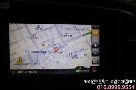 아반떼AD 네비게이션 매립작업 후방카메라 추가장착과 저렴한 열차단 전면썬팅 이비오스CX60 / 고양시 덕양구 대자동