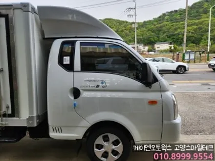 현대 포터신차 탑차 전체썬팅 이비오스HX90 4채널 블랙박스 추천 캠론CT2000 장착후기 / 고양시 덕양구 대자동