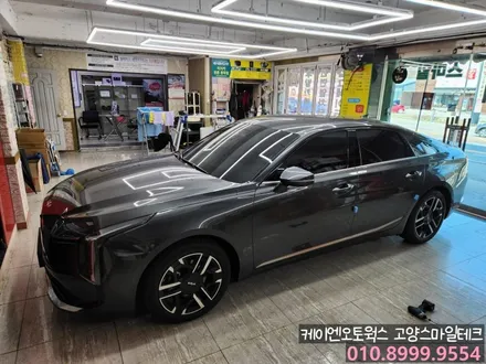 기아 K8 타업체썬팅 AS요청 부분 재시공 렌트카썬팅 / 고양시 덕양구 대자동