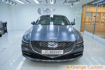 제네시스 G80 글라스틴트 슈어X 시공기 / 서울 용산
