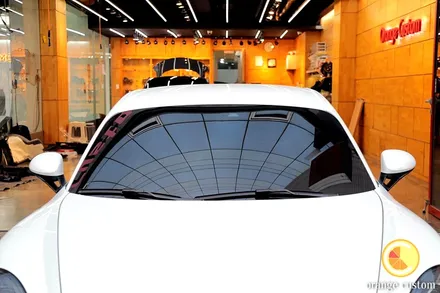 포르쉐 카이맨 4.0 GTS 윈도 틴팅 뭐했냐고 물어보네요. / 서울 용산