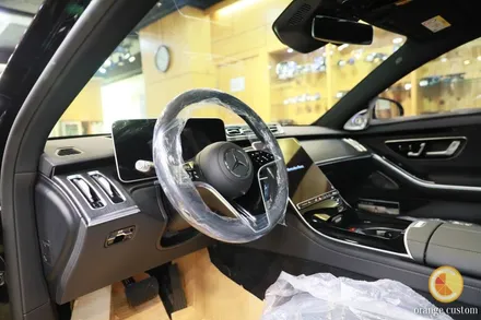 벤츠 S450 가솔린 롱바디 1호차? 4D부메스터와 스피커 튜닝 / 서울 용산