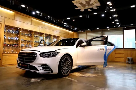 벤츠 S500 소닉디자인 스피커를 통한 카오디오 및 방음 업그레이드. / 용산, 마포, 중구