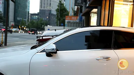 벤츠 E450 기존 만족스럽지 않았던 필름은 과감히 버리고 엑스펠 최상급으로 재탄생. / 용산, 마포, 중구