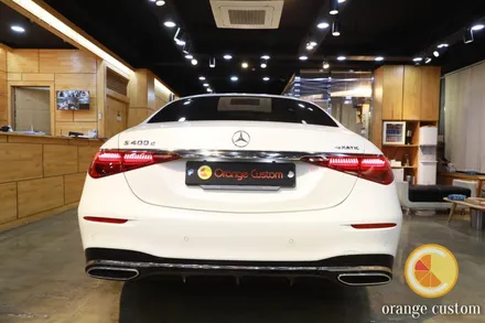 신형 벤츠 S400d 포칼 스피커 튜닝기, 오렌지커스텀 뉴 데모카! / 서울 용산