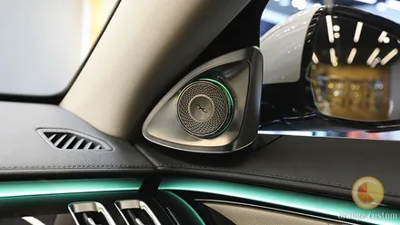 벤츠 S500 화려한 실내 4D 부메스터 와 소닉디자인 스피커 튜닝기 / 서울 용산