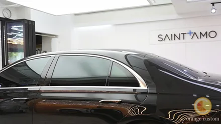 벤츠 S500 출고 후 이건 꼭 해야죠. 카오디오 방음 틴팅 후기 / 용산, 마포, 중구