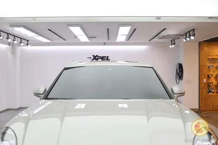 포르쉐 카이엔 신차출고 후 엑스펠틴팅과 실내가죽코팅 작업하기. / 서울 용산